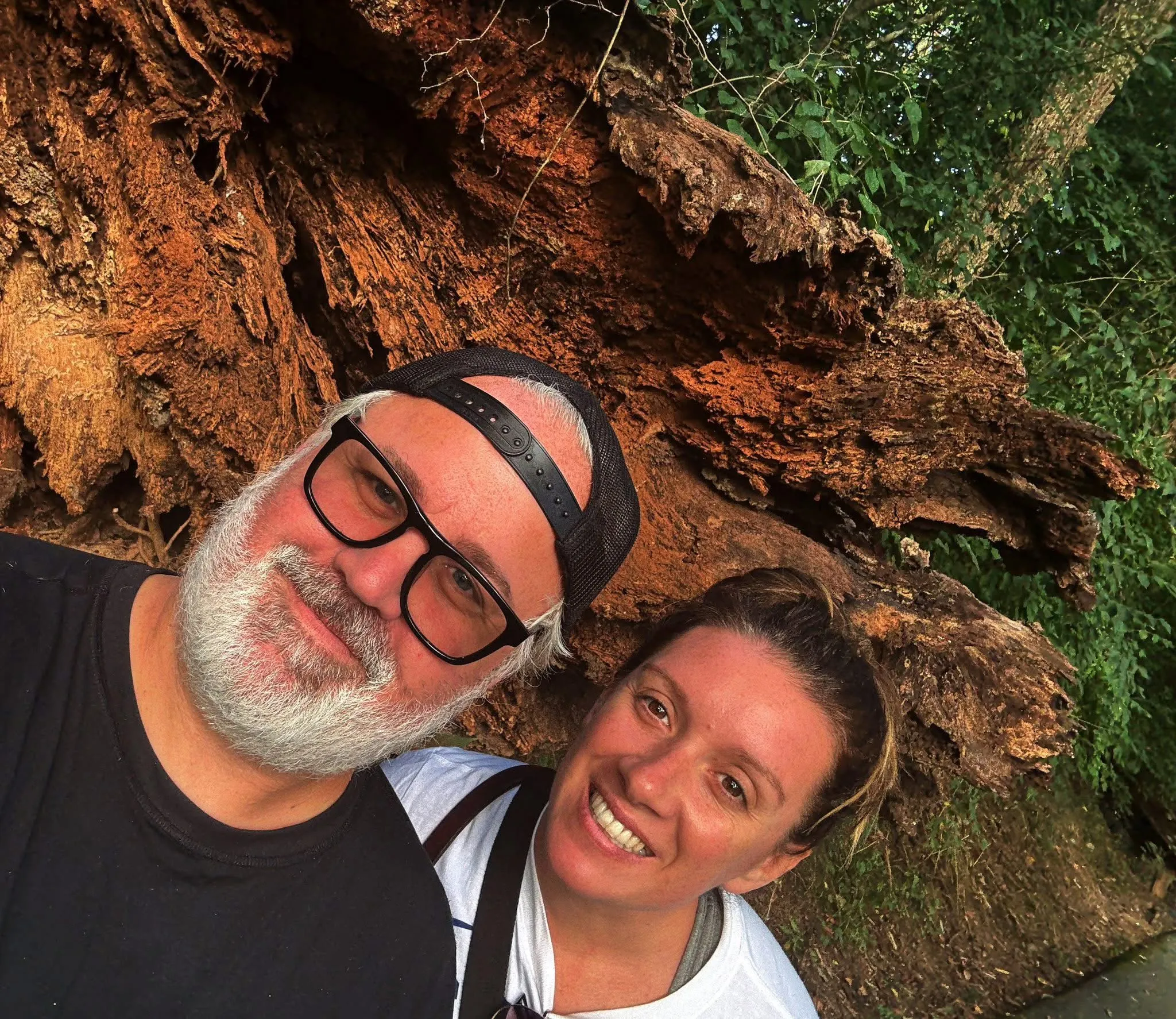 Travis and Lindsay hiking